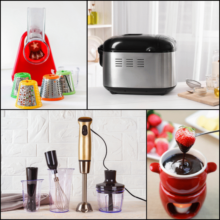 Set of kitchen appliances