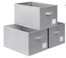 Matching storage boxes 