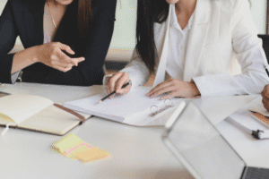 does your work help or hinder your life goals? Women working together