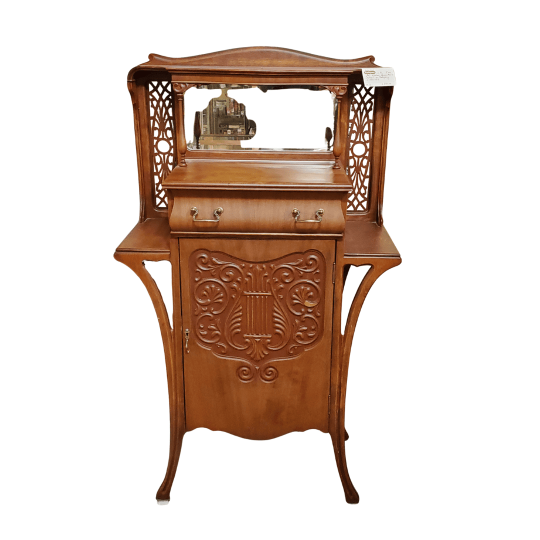 Art Nouveau cabinet for sheet music
