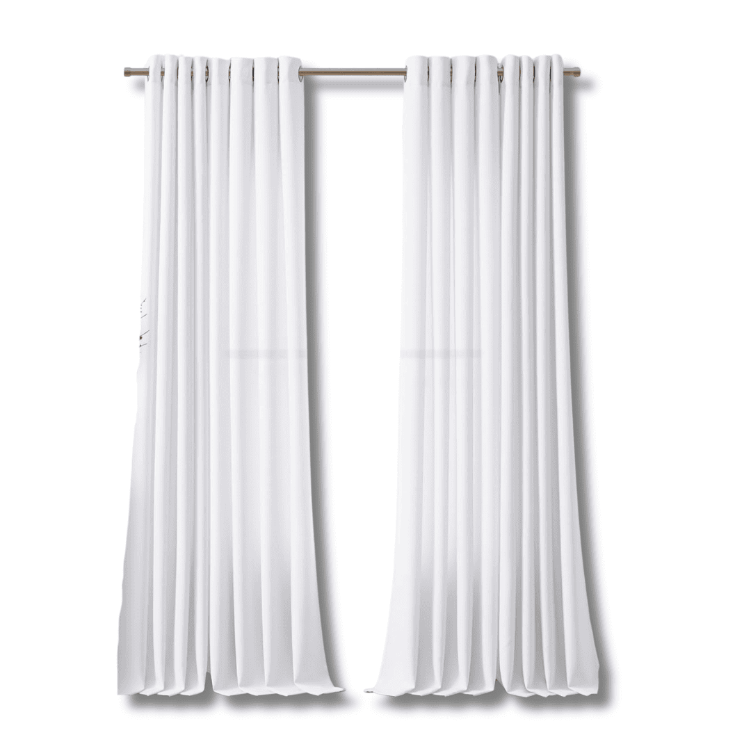 linen look curtains neutral bedroom staging checklist soft window treatment