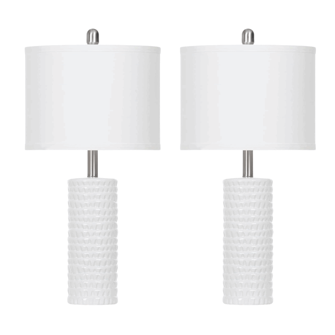 white bedside lamps bedroom staging checklist soft lighting neutral decor