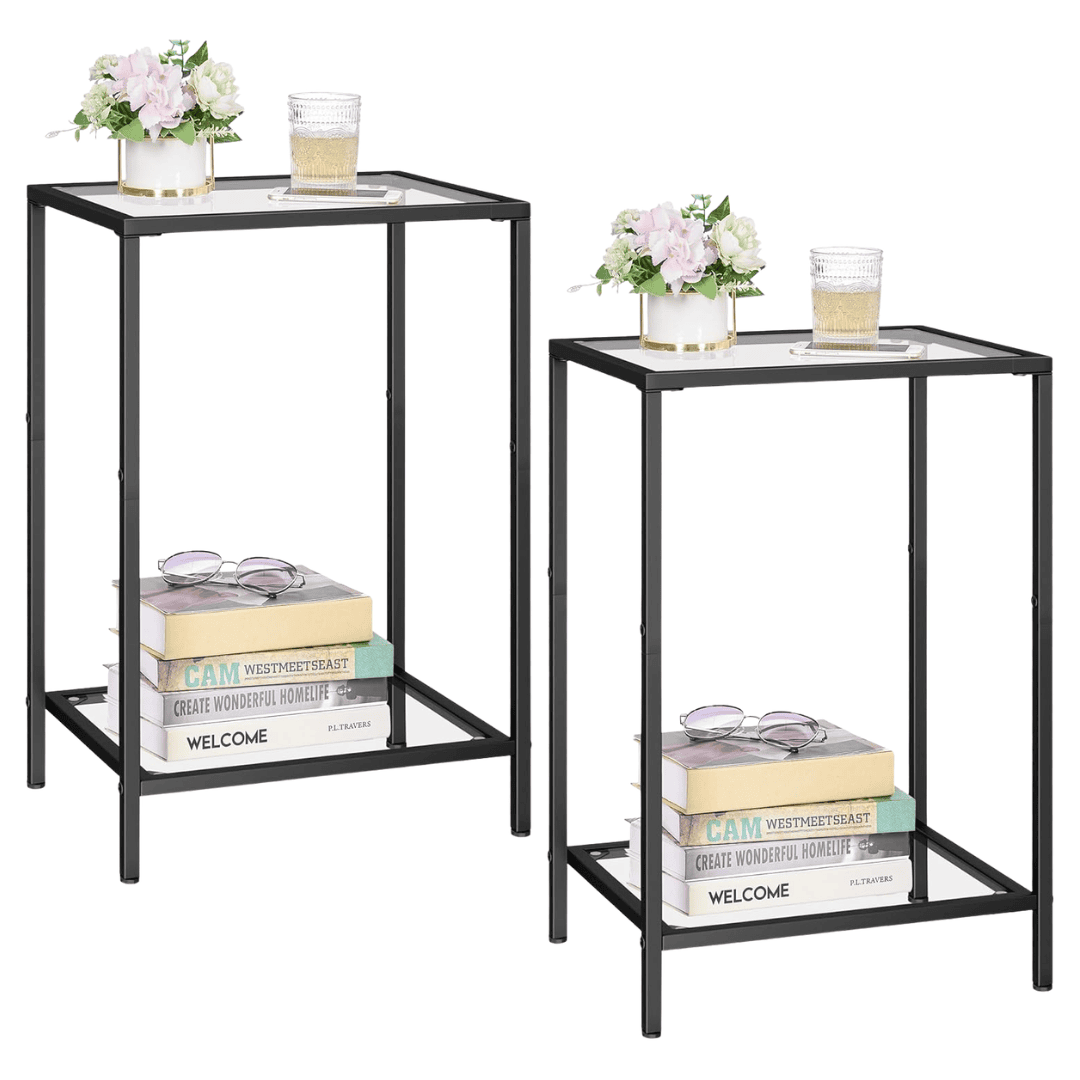 black bedside tables set bedroom staging checklist small space furniture