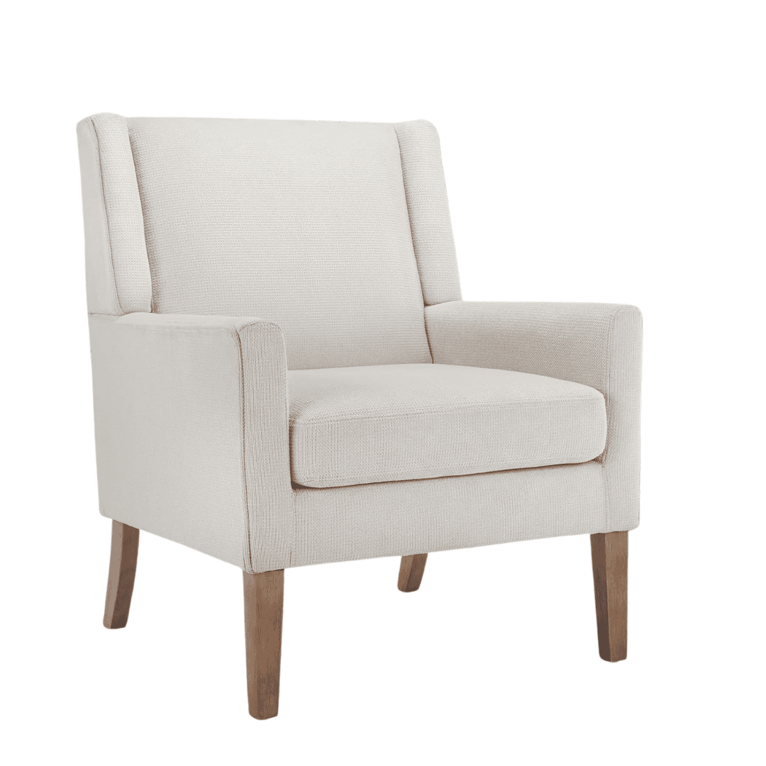 neutral accent chair bedroom staging checklist reading corner styling