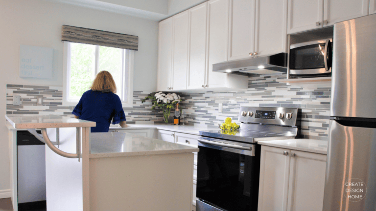 Bright kitchen interior reflecting Shibumi, effortless excellence through calm and functional simplicity