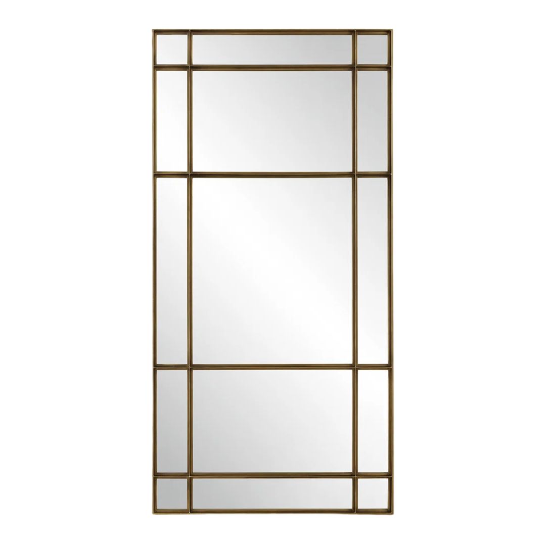 Birch Lane rectangular wall mirror with antique bronze frame